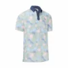 Original Penguin Flamingo Print Golf Polo Shirt OGKSC032 -Golf Bags shop Original Penguin Flamingo Print Golf Polo Shirt OGKSC 2