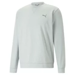 Puma Cloudspun Heather Crew Neck Golf Sweater 537467