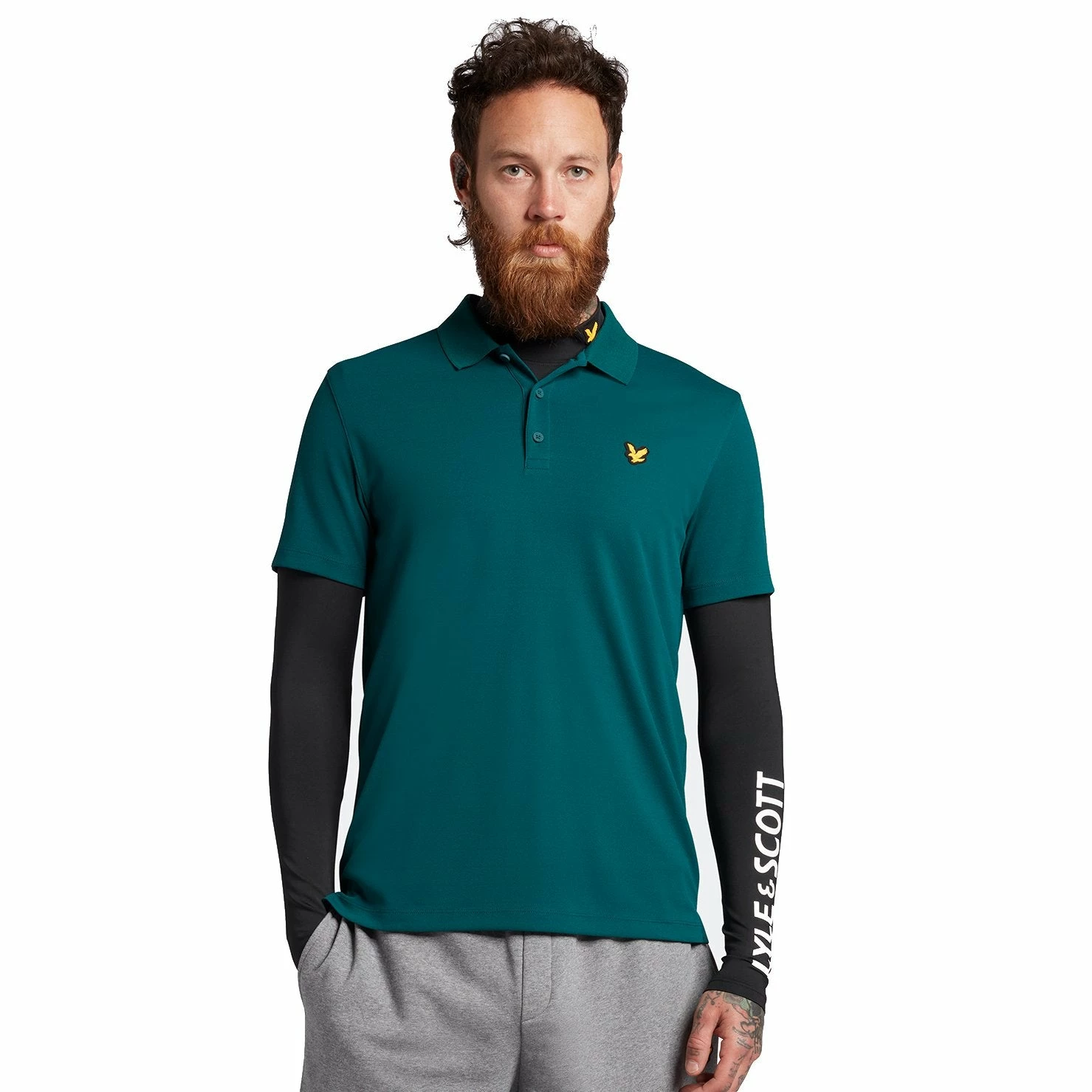 Lyle & Scott Tech Golf Polo Shirt SP1760G 3 Lyle & Scott Tech Golf Polo Shirt SP1760G