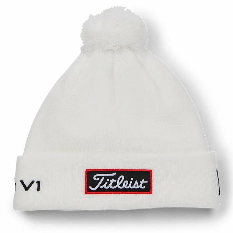 Titleist Tour Pom Pom Golf Beanie TH22WTP 4 Titleist Tour Pom Pom Golf Beanie TH22WTP - Image 2