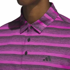 Adidas 2-Colour Stripe Golf Polo Shirt HR8010 -Golf Bags shop adidas 2 Colour Stripe Golf Polo Shirt HR8010 2