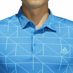 Adidas Jacquard Lines Golf Polo Shirt HA6117 -Golf Bags shop adidas Jacquard Lines Primegreen Golf Shirt HA 3