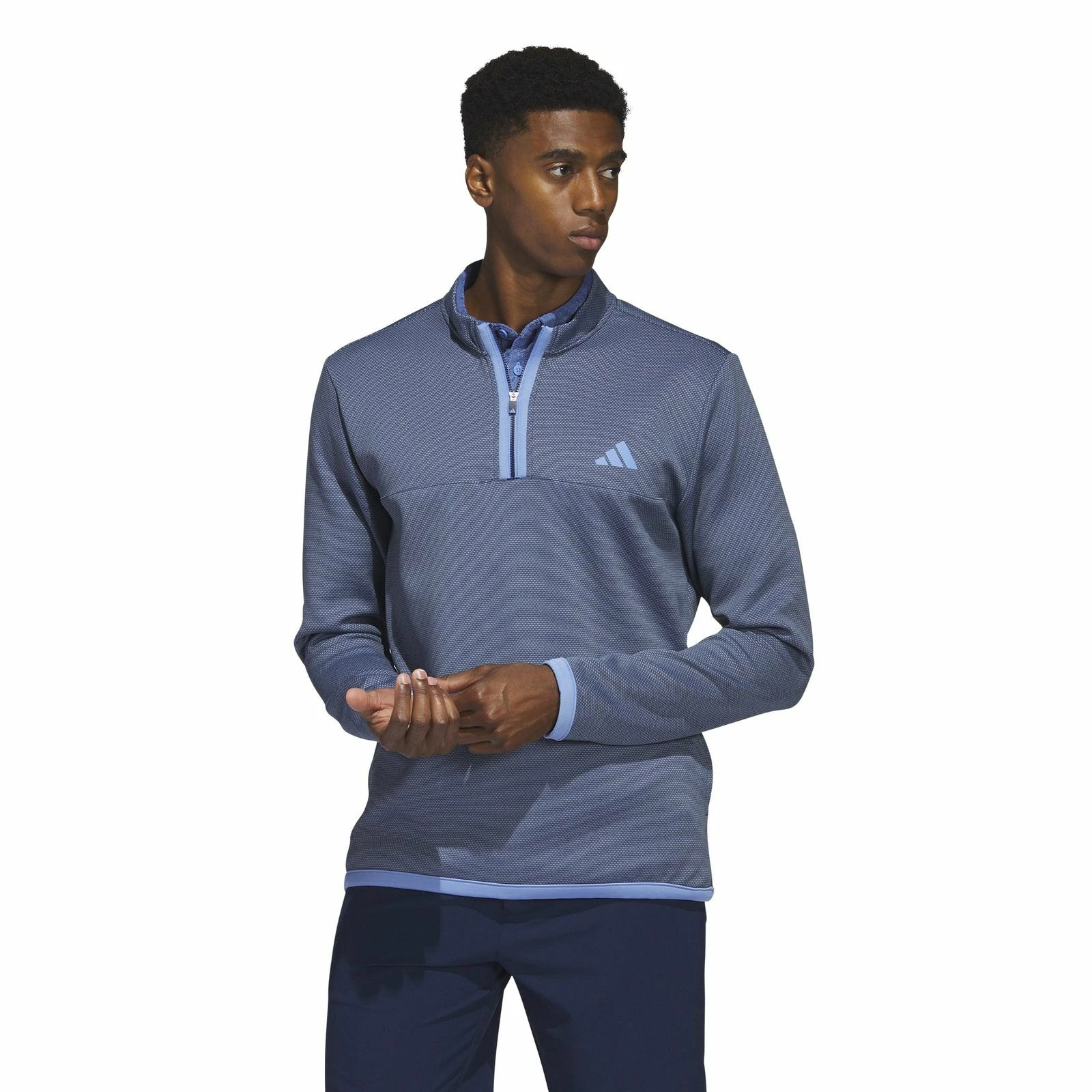 Adidas Microdot 1/4 Zip Golf Mid Layer HS7588 4 Adidas Microdot 1/4 Zip Golf Mid Layer HS7588 - Image 2