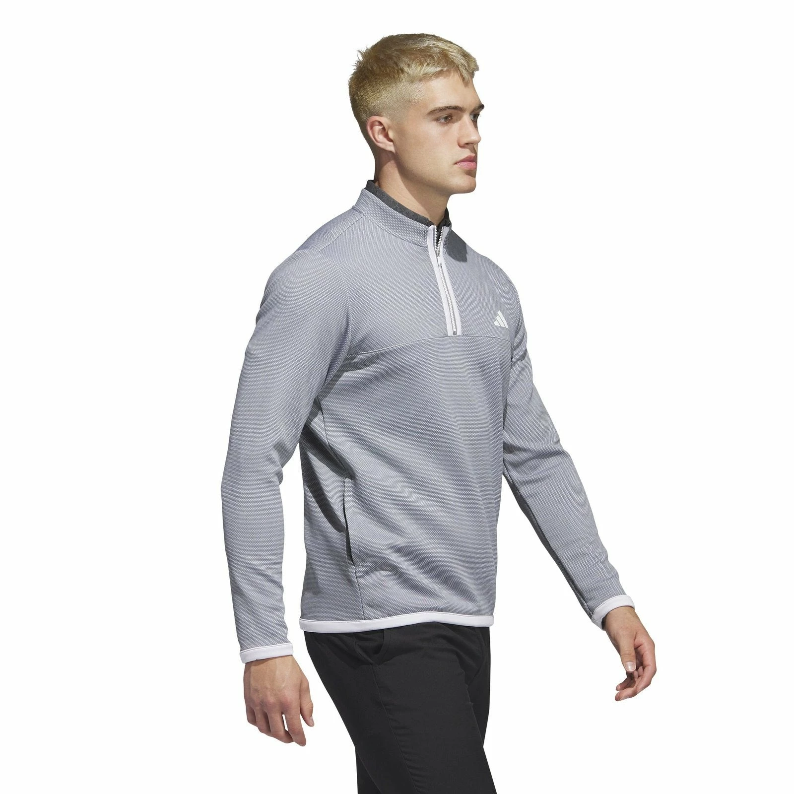 Adidas Microdot 1/4 Zip Golf Mid Layer IA4763 6 Adidas Microdot 1/4 Zip Golf Mid Layer IA4763 - Image 4