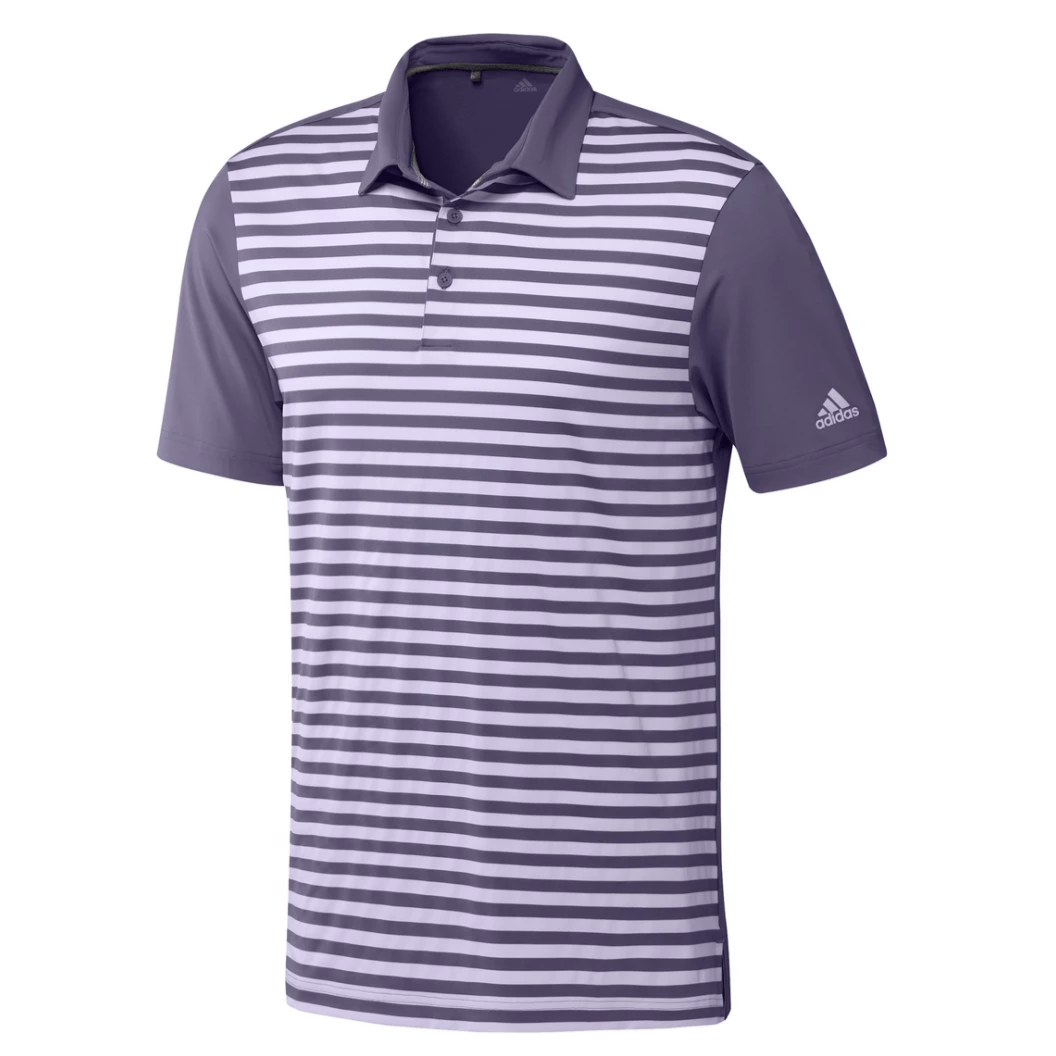 Adidas Ultimate365 3-Colour Stripe Golf Shirt FJ9967 3 Adidas Ultimate365 3-Colour Stripe Golf Shirt FJ9967