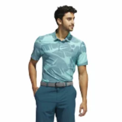 Adidas Vibes Print Golf Polo Shirt GM0251 -Golf Bags shop adidas Vibes Print Golf Polo Shirt GM0251 143