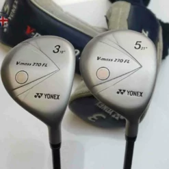 Lincs_golf Ladies Refinished Set 2 X Yonex V Mass 270FL Woods 3 & 5 Ladies Graphite Shafts