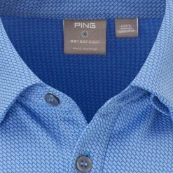 Ping Preston Golf Polo Shirt P03407 -Golf Bags shop ping preston polo shirt delph blue 4 1