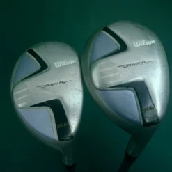 Lincs_golf Ladies Set Of 2 X Wilson Staff Draw R 21° And 25° Hybrids Ladies Graphite Shaft