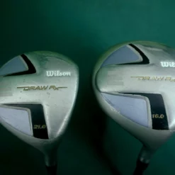 Lincs_golf Ladies Set Of 2 X Wilson Staff Draw R 16° And 21° Woods Ladies Graphite Shaft