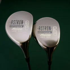 Lincs_golf Vintage Ladies Set Of 2 X Mizuno Astron Generation 2 3 & 5 Wood Ladies Steel