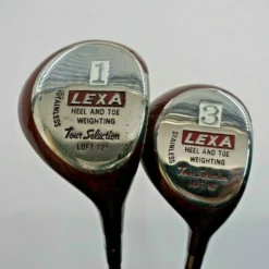 Lincs_golf Japanese Ladies Set Of 2 X Lexa 1 & 3 Woods Tour Selection Ladies Graphite