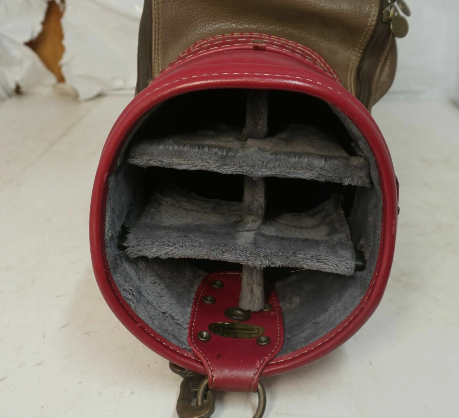 Lincs_golf Limited Edition 6 Division Dunlop Phoenix Tournament Tour Trolley Cart Golf Bag 7 Lincs_golf Limited Edition 6 Division Dunlop Phoenix Tournament Tour Trolley Cart Golf Bag - Image 5