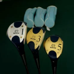 Lincs_golf Vintage Ladies Set Of 3 X RAM Golden Girl 1, 3 & 5 Woods Ladies Steel Shaft