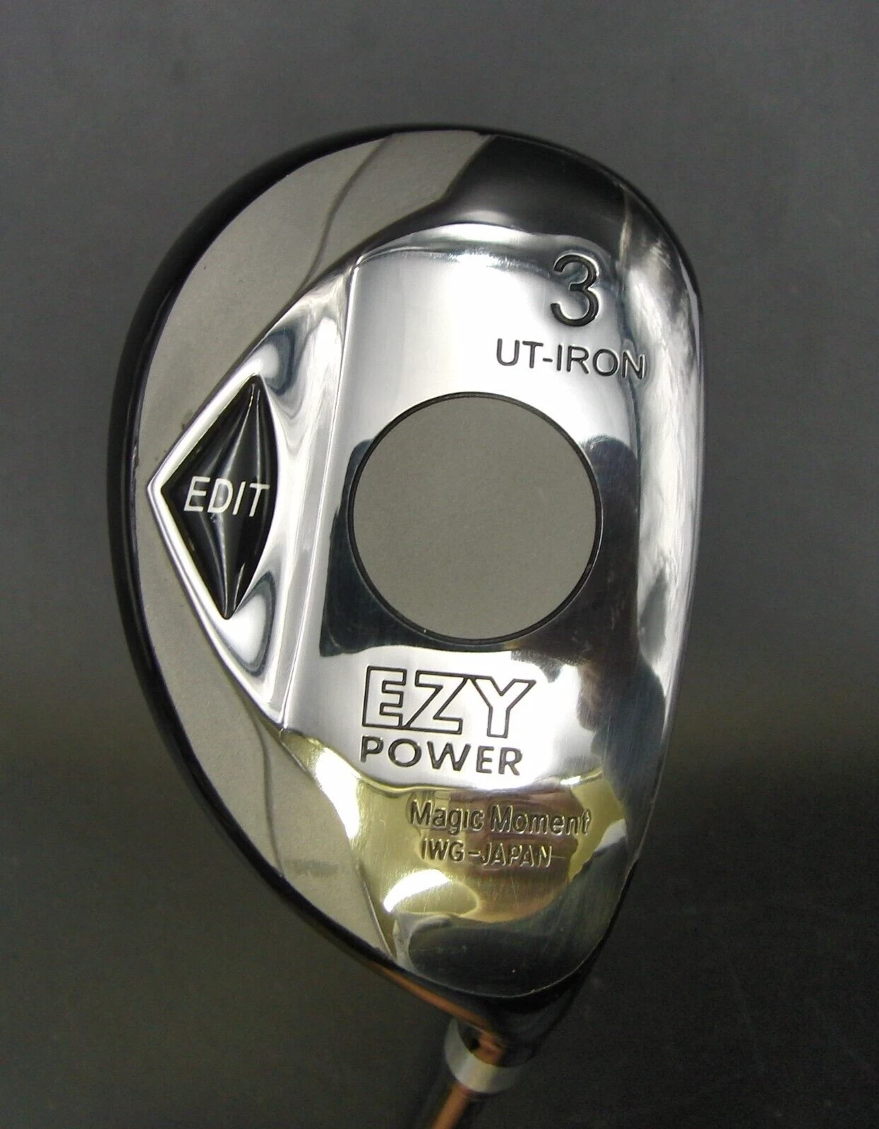 Japanese Ezy Power EDIT UT-IRON 3 Hybrid Regular Graphite Shaft Ezy Grip 3 Japanese Ezy Power EDIT UT-IRON 3 Hybrid Regular Graphite Shaft Ezy Grip