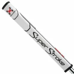 Super Stroke Traxion Flatso 3.0 Putter Grips -Golf Bags shop sstraxionwhtredblkflatso 1 3 3 1 1