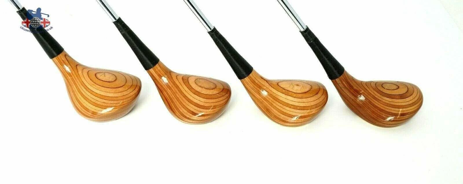 Lincs_golf Vintage Set Of 4 X Ladies Ram Golden Girl Woods 1 3 5 & 7 Ladies Steel Shafts 4 Lincs_golf Vintage Set Of 4 X Ladies Ram Golden Girl Woods 1 3 5 & 7 Ladies Steel Shafts - Image 2